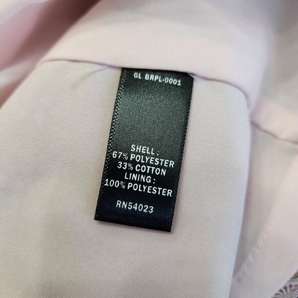 NWT Banana Republic Monogram Pink Jacquard Fit-And-Flare Dress Size 8 - Picture 4 of 5